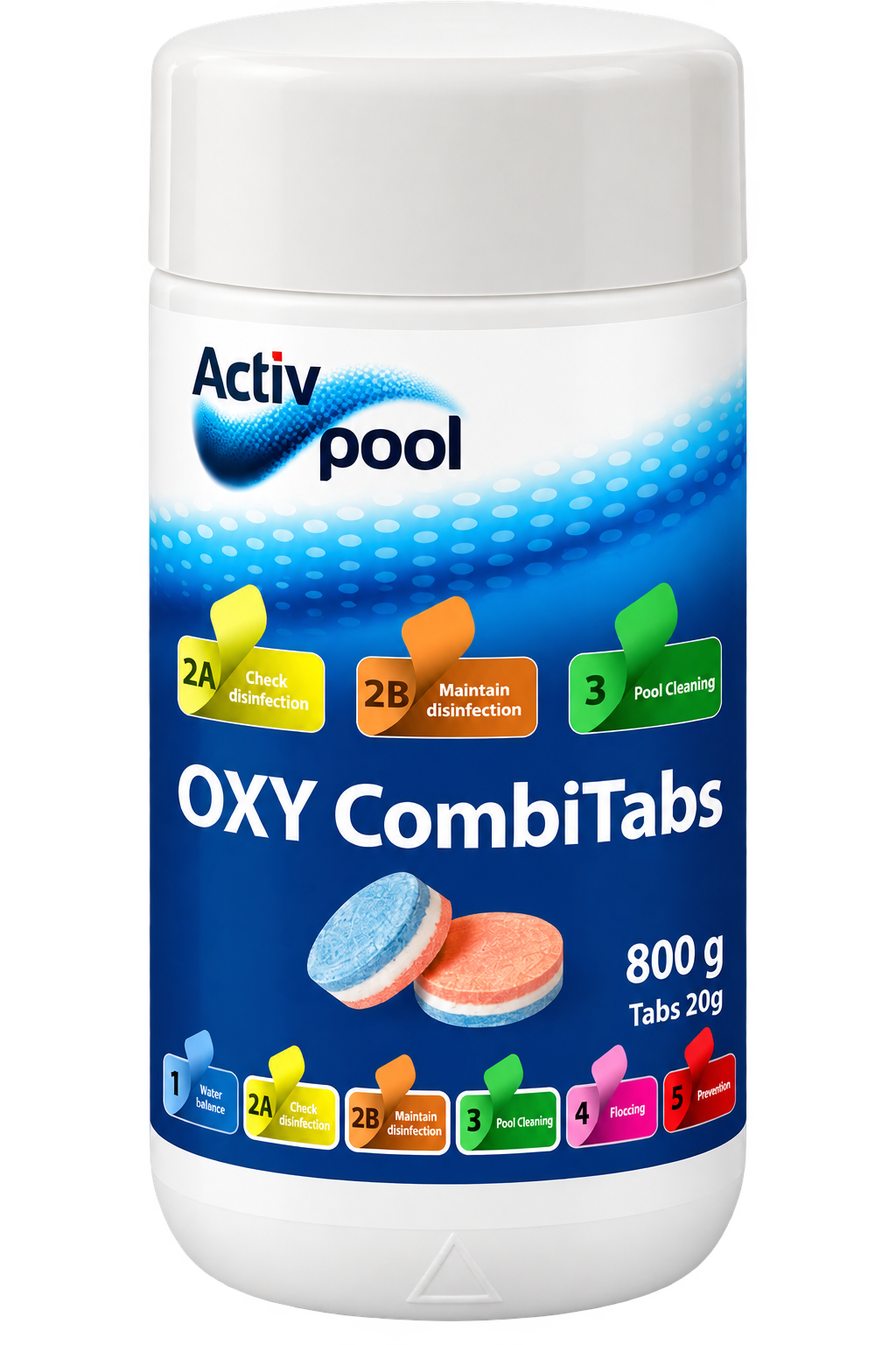 Dosaator CombiTab veepuhastustabletile +  Veepuhastustabletid CombiTab  (800g)