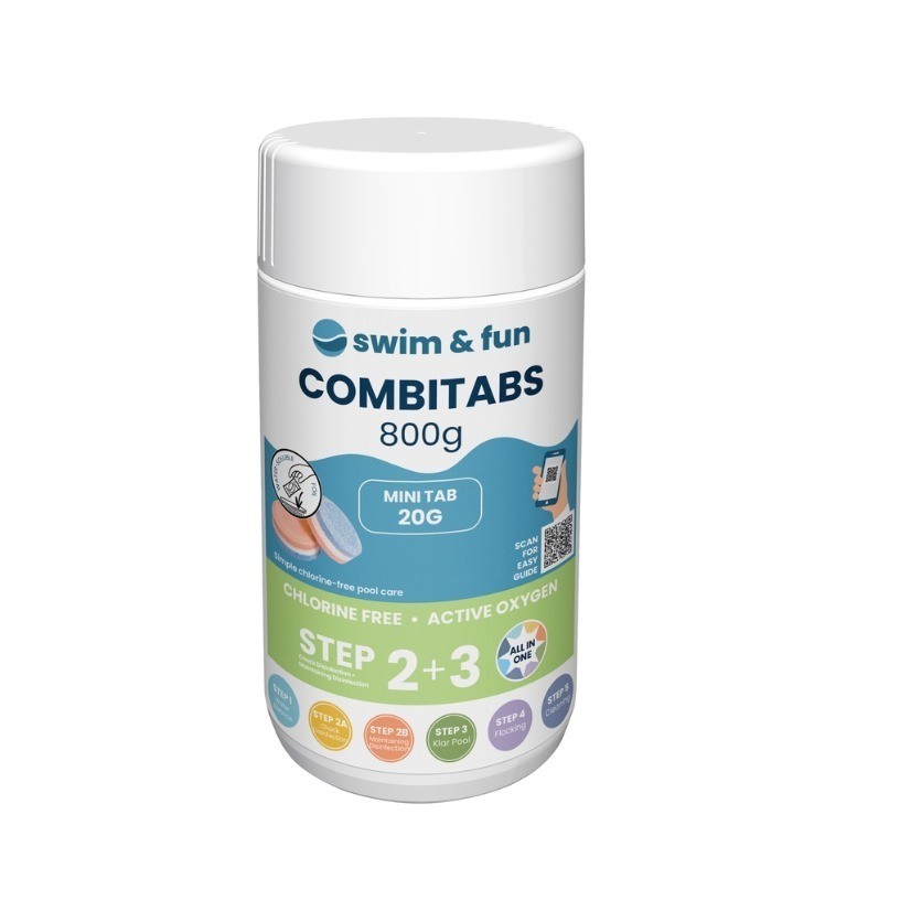 Dosaator CombiTab veepuhastustabletile +  Veepuhastustabletid CombiTab  (800g)