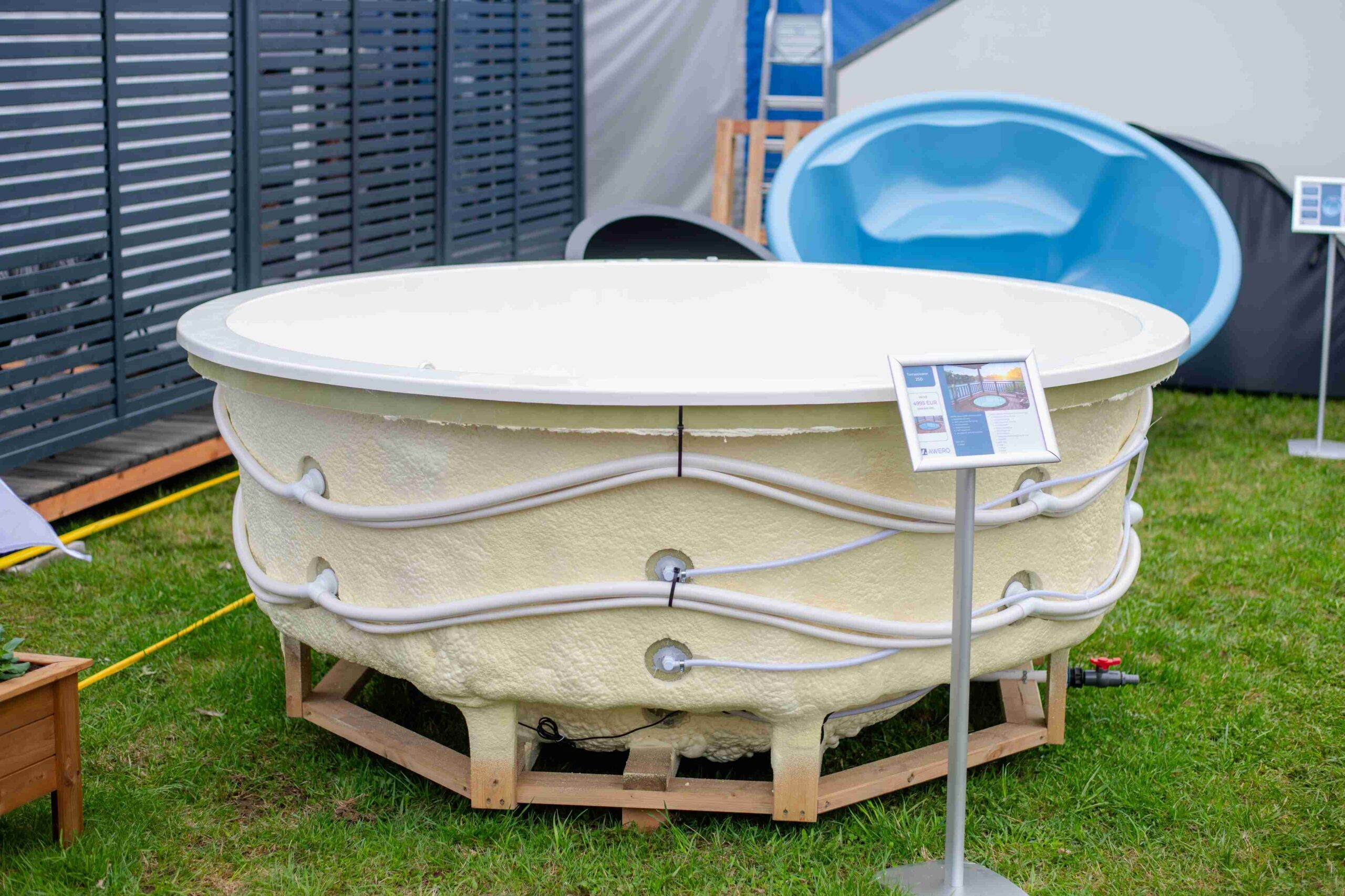 Klaasfiibrist tünnisisu ümar Ø 2500 mm